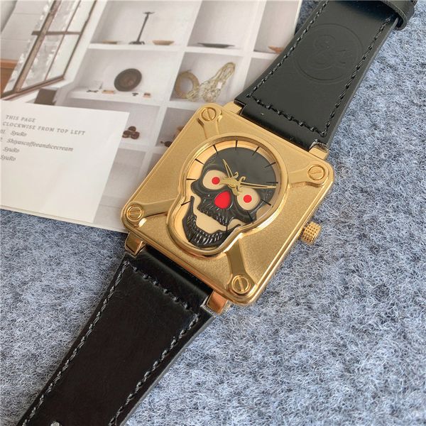 fashion b&r skull watch with leather strap quart battery alloy watches 26 different models br081901 gifts, Slivery;brown
fashion b&r skull watch with leather strap quart battery alloy watches 26 different models br081901 gifts, Slivery;brown
