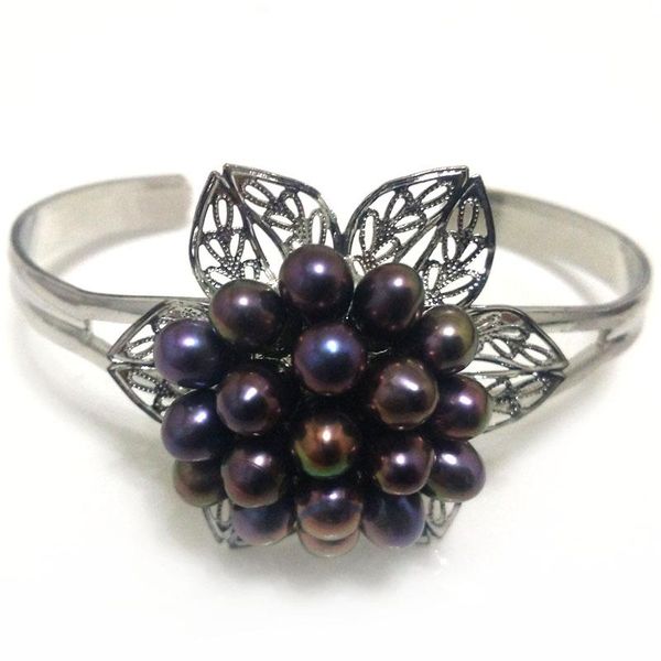 tennis 7.5-8 inches 5-6mm black natural freshwater rice pearl flower cluster tibetan silver bangle, Golden;silver
tennis 7.5-8 inches 5-6mm black natural freshwater rice pearl flower cluster tibetan silver bangle, Golden;silver