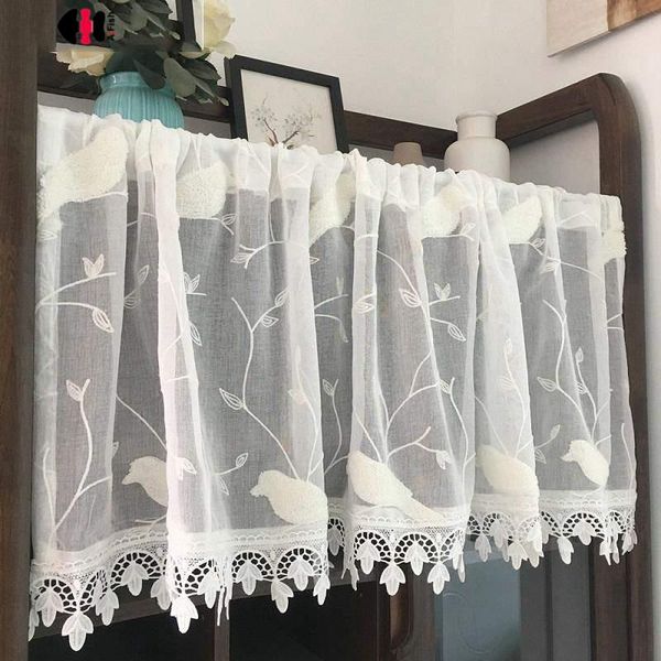 curtain & drapes 1 pcs white bird sheer curtains for kitchen door cafe short elegance romantic lace window valance sliding decoration
curtain & drapes 1 pcs white bird sheer curtains for kitchen door cafe short elegance romantic lace window valance sliding decoration