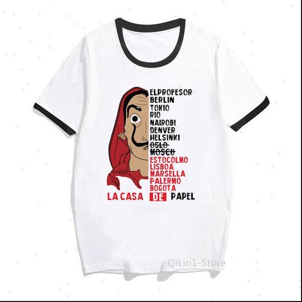 la casa de papel bella ciao t shirt funny cartoon money heist shirt woman graphic tshirt soy la puta ama shirt, White
la casa de papel bella ciao t shirt funny cartoon money heist shirt woman graphic tshirt soy la puta ama shirt, White