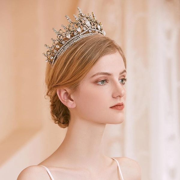 headpieces baroque luxury gold geometric crystal bridal tiaras crown rhinestone pageant prom diadem bride headband wedding hair accessories, Silver
headpieces baroque luxury gold geometric crystal bridal tiaras crown rhinestone pageant prom diadem bride headband wedding hair accessories, Silver