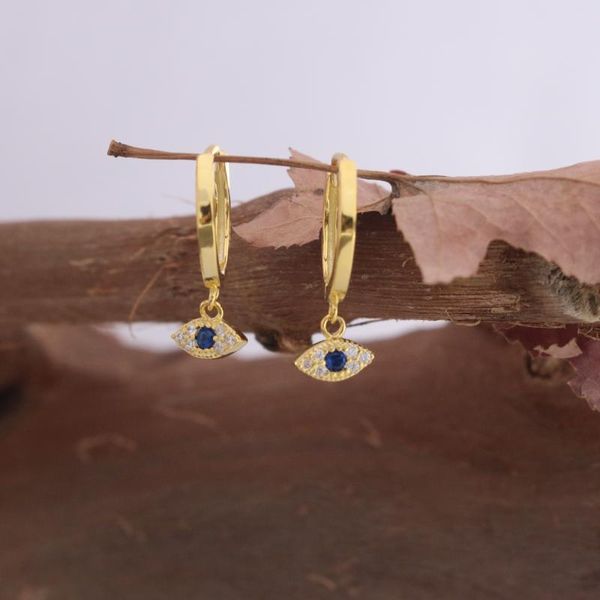 hoop & huggie s925 sterling silver devil's eye earrings retro blue eyes pure white buckle fashion ear jewelry female mini, Golden;silver
hoop & huggie s925 sterling silver devil's eye earrings retro blue eyes pure white buckle fashion ear jewelry female mini, Golden;silver