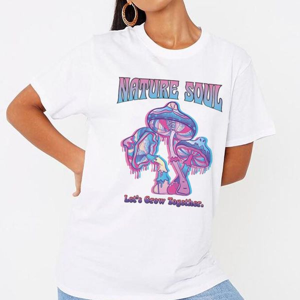 women's t-shirt nature soul cotton vintage tshirt tee gift for vegan shirt vegetarian natural cute hippie 80s 90s, White
women's t-shirt nature soul cotton vintage tshirt tee gift for vegan shirt vegetarian natural cute hippie 80s 90s, White