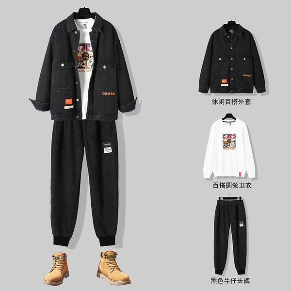 casual loose men sets korean style tracksuit cardigan long sleeve plus size fashion men sets ropa hombre men's clothing db60tz, Gray
casual loose men sets korean style tracksuit cardigan long sleeve plus size fashion men sets ropa hombre men's clothing db60tz, Gray