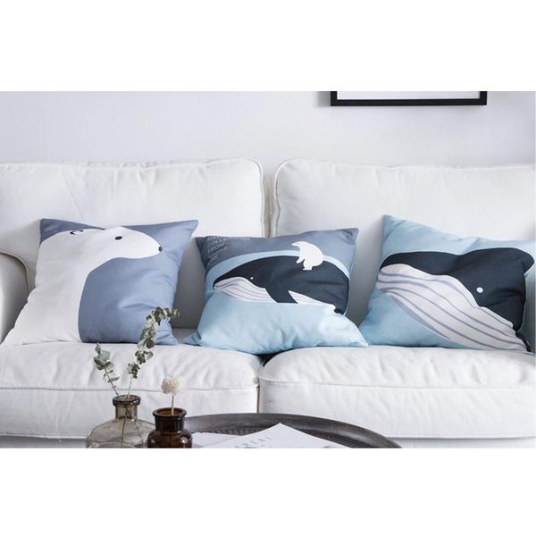 mediterranean style blue whale cotton canvas cushion cover double-side printed pillow cover cartoon bear decorative pillowcase
mediterranean style blue whale cotton canvas cushion cover double-side printed pillow cover cartoon bear decorative pillowcase