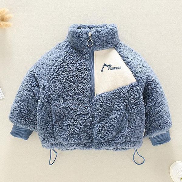 winter baby kids jacket for boys coats lamb wool plus velvet thick coats christmas costume for toddler children outwear 1-8 year, Blue;gray
winter baby kids jacket for boys coats lamb wool plus velvet thick coats christmas costume for toddler children outwear 1-8 year, Blue;gray
