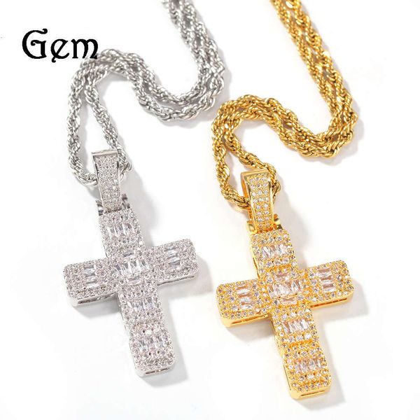hip hop classic jesus cross necklace micro inlaid square zirconium trend hip hop rap men's jewelry, Silver
hip hop classic jesus cross necklace micro inlaid square zirconium trend hip hop rap men's jewelry, Silver