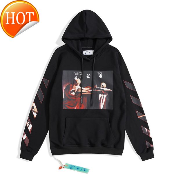 oil off brand white fashion painting printing arrow loose hooded sweater men's and women's lovers' jacket, Black
oil off brand white fashion painting printing arrow loose hooded sweater men's and women's lovers' jacket, Black