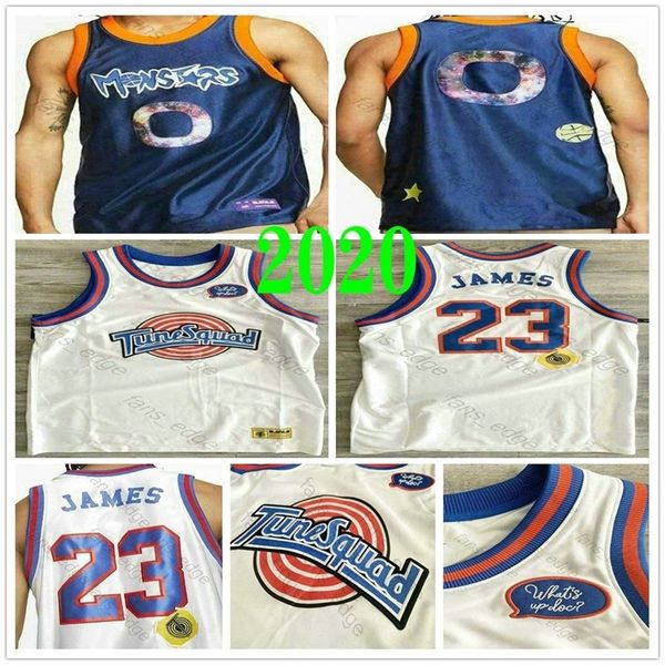 2020 tune squad space jam dna jersey white blue nwt #23 "space jam" looney monstars #0 mens tune squad stitched basketball jerseys, Black;red
2020 tune squad space jam dna jersey white blue nwt #23 "space jam" looney monstars #0 mens tune squad stitched basketball jerseys, Black;red