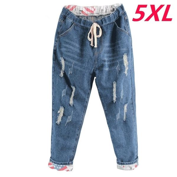 plus size 5xl boyfriend denim jeans women mid waist straight pants ladies ripped loose womens jeans pants cowboy pants 210202, Blue
plus size 5xl boyfriend denim jeans women mid waist straight pants ladies ripped loose womens jeans pants cowboy pants 210202, Blue