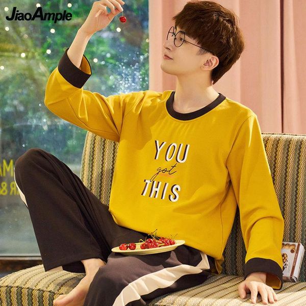 men's sleepwear pajamas fall/winter cotton long-sleeved trousers pijamas set korean loose cartoon plus size male casual nightie, Black;brown
men's sleepwear pajamas fall/winter cotton long-sleeved trousers pijamas set korean loose cartoon plus size male casual nightie, Black;brown