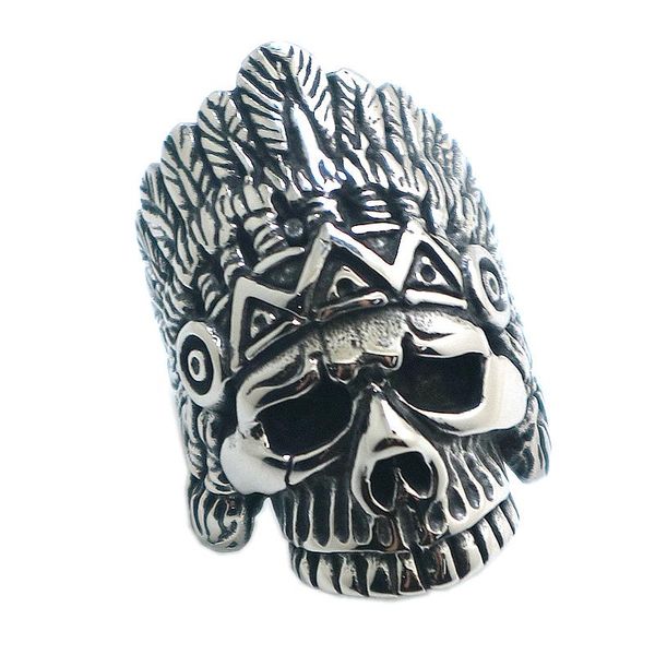 cluster rings size 7 to 15 316l stainless steel cool feather classic skull ring, Golden;silver
cluster rings size 7 to 15 316l stainless steel cool feather classic skull ring, Golden;silver