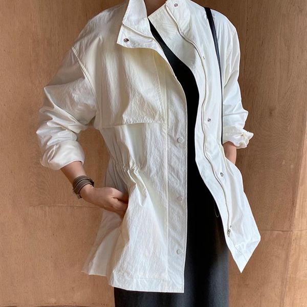 women's jackets vanovich korean style spring and autumn 2022 temperament stand collar ladies single-breasted long sleeve female, Black;brown
women's jackets vanovich korean style spring and autumn 2022 temperament stand collar ladies single-breasted long sleeve female, Black;brown