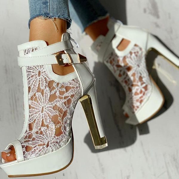 summer women high heels platform sandals lace mesh buckle strap ladies pumps peep toe wedding party shoes sandalias mujer, Black
summer women high heels platform sandals lace mesh buckle strap ladies pumps peep toe wedding party shoes sandalias mujer, Black