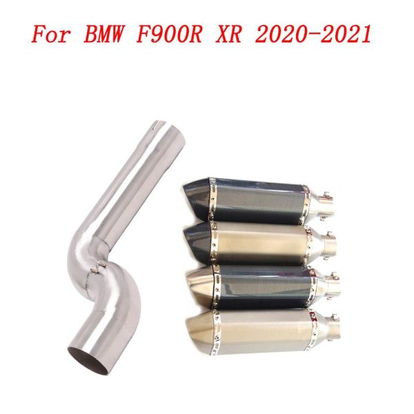 motorcycle exhaust system slip on mid link pipe and 51mm muffler stainless steel for f900r xr 2021-2021
motorcycle exhaust system slip on mid link pipe and 51mm muffler stainless steel for f900r xr 2021-2021