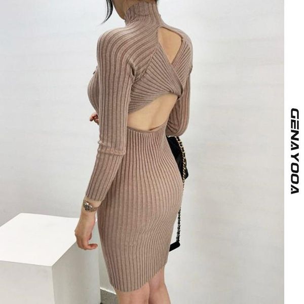 casual dresses genayooa slim blackless turtleneck sweater dress long sleeve 2021 autumn winter knitting pullover ladies bodycon, Black;gray
casual dresses genayooa slim blackless turtleneck sweater dress long sleeve 2021 autumn winter knitting pullover ladies bodycon, Black;gray