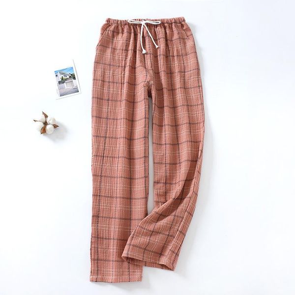 men's pants couples sleepwear crepe and cotton big lattice drawstring casual relaxed beach for nightgown 2021, Black
men's pants couples sleepwear crepe and cotton big lattice drawstring casual relaxed beach for nightgown 2021, Black