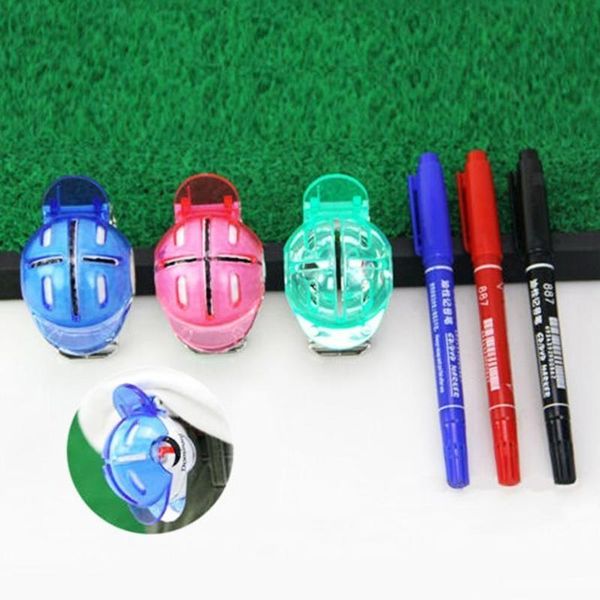 1 set golfball line marker with pen drawing marking golf liner tool marks template drawing alignment marks sign tools outdoor
1 set golfball line marker with pen drawing marking golf liner tool marks template drawing alignment marks sign tools outdoor