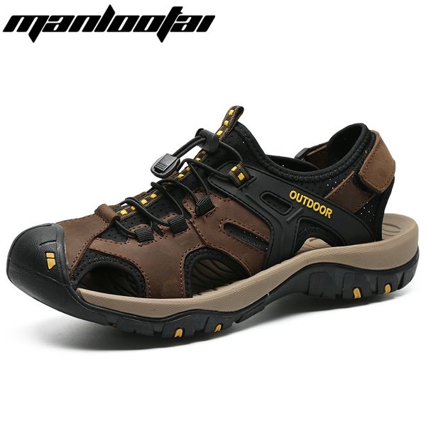 summer men sandals genuine leather flat hiking sport shoes water beach outdoor work fashion trekking male big size, Black
summer men sandals genuine leather flat hiking sport shoes water beach outdoor work fashion trekking male big size, Black