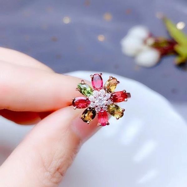 cluster rings kjjeaxcmy fine jewelry 925 sterling silver inlaid natural tourmaline women vintage flower chinese style gem ring support detec, Golden;silver
cluster rings kjjeaxcmy fine jewelry 925 sterling silver inlaid natural tourmaline women vintage flower chinese style gem ring support detec, Golden;silver