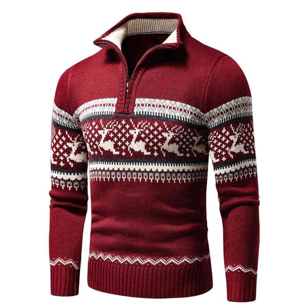 fakuntn 2021 new casual jacquard half zip polo cardigan et winter long sve mock neck sweater pullover men, Black;white
fakuntn 2021 new casual jacquard half zip polo cardigan et winter long sve mock neck sweater pullover men, Black;white