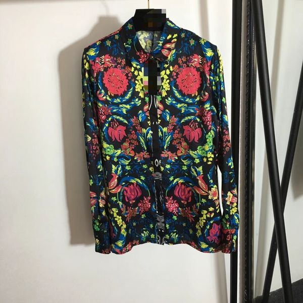 228 2021 runway shirts spring summer shirts lapel new flora print brand same style shirts yipinhui, White
228 2021 runway shirts spring summer shirts lapel new flora print brand same style shirts yipinhui, White