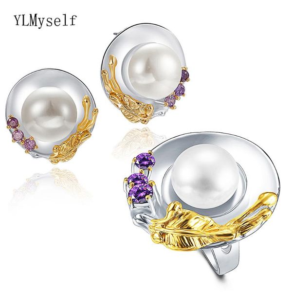 earrings & necklace beautiful big silver color ring sets pearl purple cz 2 pcs set female fashion jewelry
earrings & necklace beautiful big silver color ring sets pearl purple cz 2 pcs set female fashion jewelry