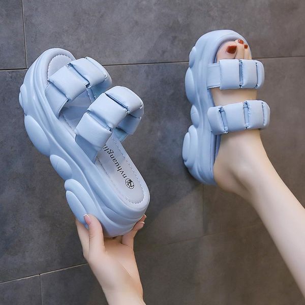 slippers summer women flip-flops beach shoes ladies wedge heels woman high platform white outside sandals 7cm, Black
slippers summer women flip-flops beach shoes ladies wedge heels woman high platform white outside sandals 7cm, Black