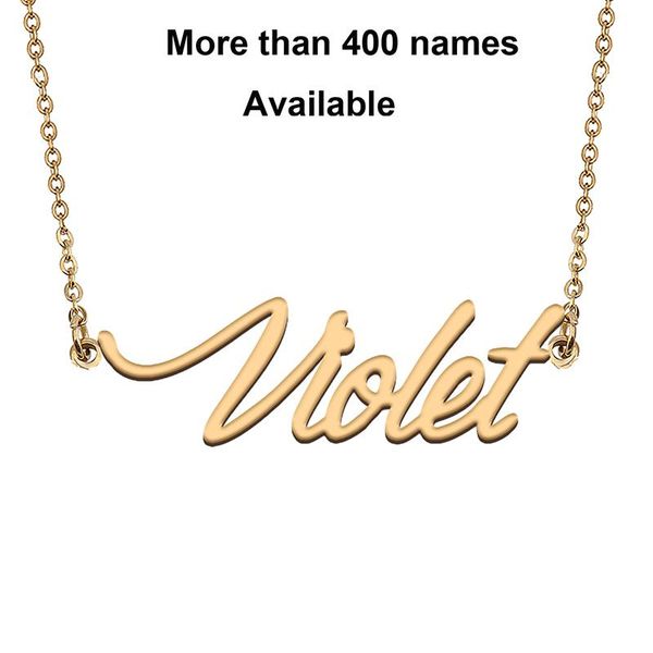 chains cursive initial letters name necklace for violet birthday party christmas year graduation wedding valentine day gift, Silver
chains cursive initial letters name necklace for violet birthday party christmas year graduation wedding valentine day gift, Silver