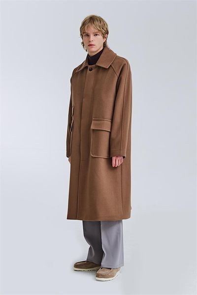 men's wool & blends autumn and winter 2021 double-sided woolen coat women's medium long high-end korean straight, Black
men's wool & blends autumn and winter 2021 double-sided woolen coat women's medium long high-end korean straight, Black