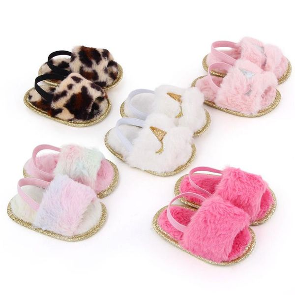 slipper infant baby girls plush sandals soft sole faux fur flats slippers with elastic back strap toddler shoes, Black;grey
slipper infant baby girls plush sandals soft sole faux fur flats slippers with elastic back strap toddler shoes, Black;grey