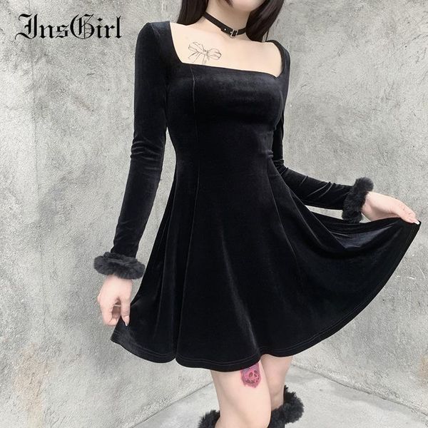 casual dresses insgirl dark black mall goth dress women vintage streetwear y2k gothic squae collar high waist long sleeve plush patchwork, Black;gray
casual dresses insgirl dark black mall goth dress women vintage streetwear y2k gothic squae collar high waist long sleeve plush patchwork, Black;gray