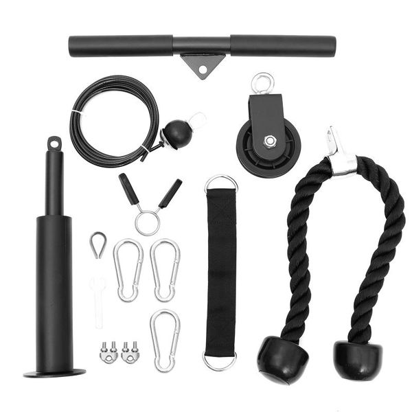 accessories fitness equipment household gym lat pull down rope pully cable machine attachment triceps t-bar pulley set
accessories fitness equipment household gym lat pull down rope pully cable machine attachment triceps t-bar pulley set