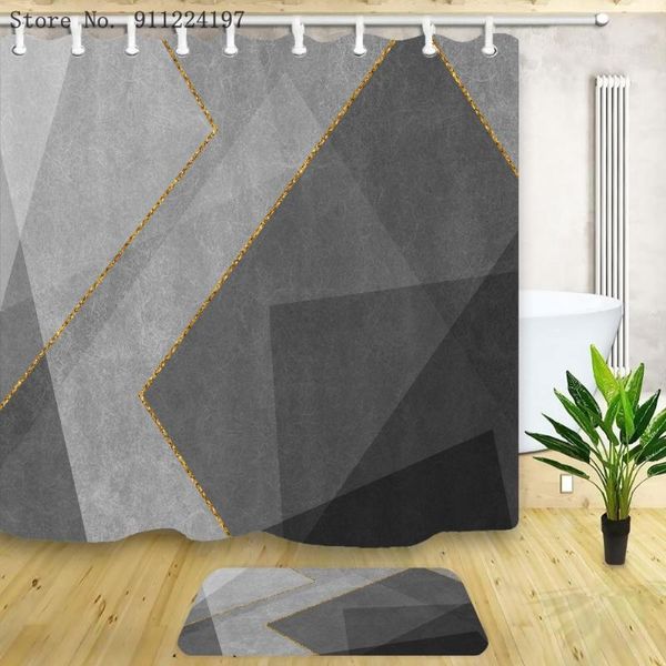 shower curtains decorative geometric 3d marble printing waterproof polyester bathroom curtain with hooks non-slip mat
shower curtains decorative geometric 3d marble printing waterproof polyester bathroom curtain with hooks non-slip mat