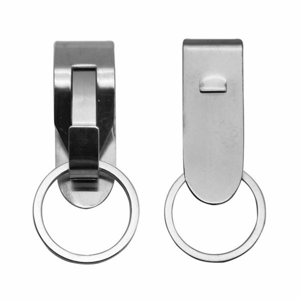 keychains anti-lost heavy duty stainless steel belt key holder key-clip detachable keyrings for keys keychain men jewelry, Silver
keychains anti-lost heavy duty stainless steel belt key holder key-clip detachable keyrings for keys keychain men jewelry, Silver