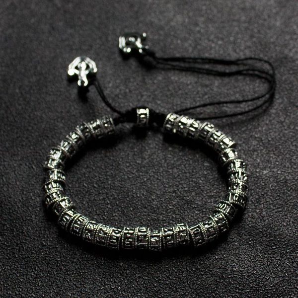 beaded, strands traditional tibetan buddhism brass bracelet men six words mantra om mani padme hum antiqued metal amulet beads, Black
beaded, strands traditional tibetan buddhism brass bracelet men six words mantra om mani padme hum antiqued metal amulet beads, Black