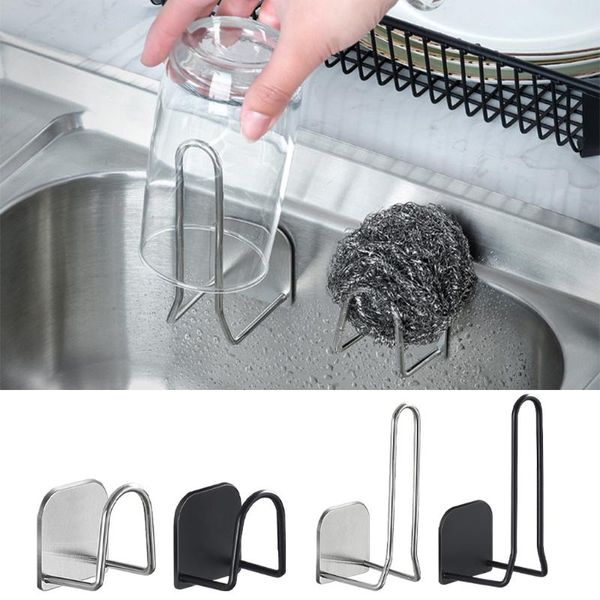 hooks & rails 304 stainless steel storage rack kitchen bathroom sponge holder wall mounted cling film shelf sink accessories
hooks & rails 304 stainless steel storage rack kitchen bathroom sponge holder wall mounted cling film shelf sink accessories