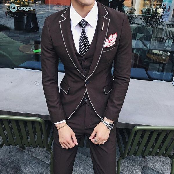 men's suits & blazers 3pc men suit korean autumn winter wedding tuxedo groom formal wear business casual dress for clothes 2021 5xl-xs, White;black
men's suits & blazers 3pc men suit korean autumn winter wedding tuxedo groom formal wear business casual dress for clothes 2021 5xl-xs, White;black