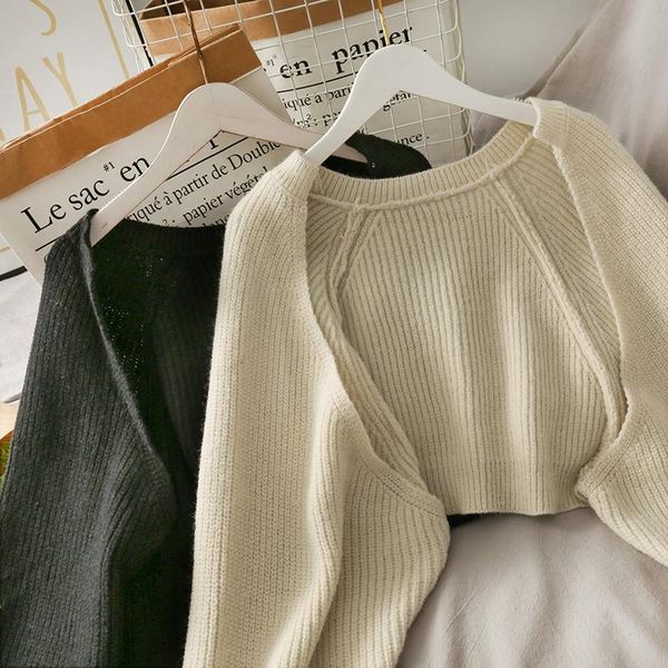 women's knits & tees fall 2021 women selling crop cropped sweater cardigan korean fashion netred casual knitted ladies bvy7683, White
women's knits & tees fall 2021 women selling crop cropped sweater cardigan korean fashion netred casual knitted ladies bvy7683, White