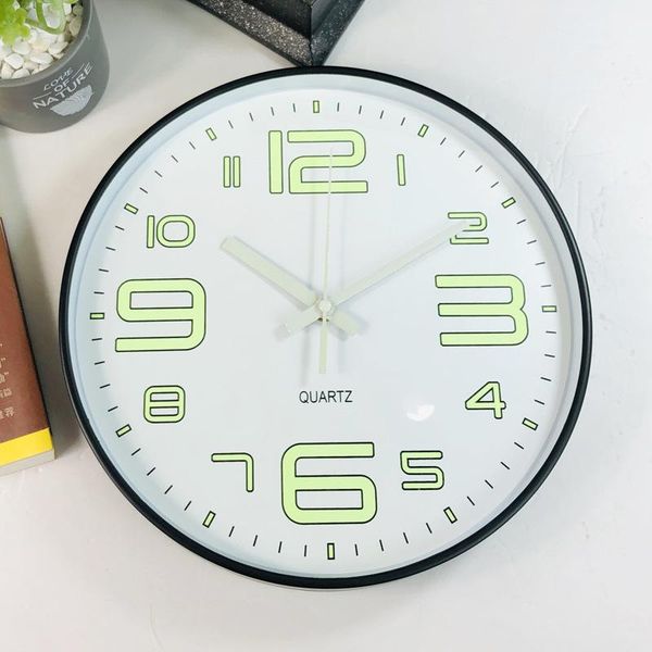 12" wall clock luminous silent quartz home decoration living room bedroom digital number wall hanging clock glow in dark
12" wall clock luminous silent quartz home decoration living room bedroom digital number wall hanging clock glow in dark