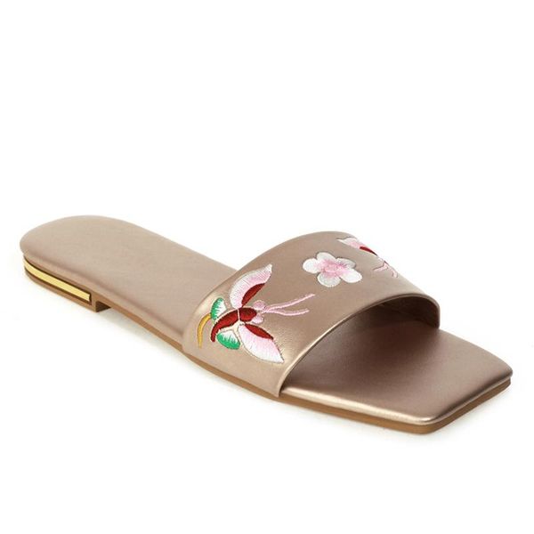 slippers summer women outside microfiber flat shoes fashion black white apricot gold square open toe followers slipper m086
slippers summer women outside microfiber flat shoes fashion black white apricot gold square open toe followers slipper m086