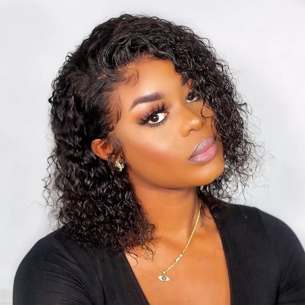 14inch curly lace front human hair wigs 150% baby hair brazilian remy 13x1 lace front human hair wig for women sapphire, Black
14inch curly lace front human hair wigs 150% baby hair brazilian remy 13x1 lace front human hair wig for women sapphire, Black