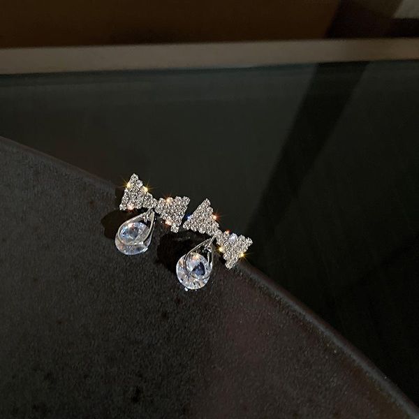 dangle & chandelier 2021 trendy rhinestone bow earrings for women girls cute crystal drop female wedding jewelry bijoux christmas gifts, Silver
dangle & chandelier 2021 trendy rhinestone bow earrings for women girls cute crystal drop female wedding jewelry bijoux christmas gifts, Silver