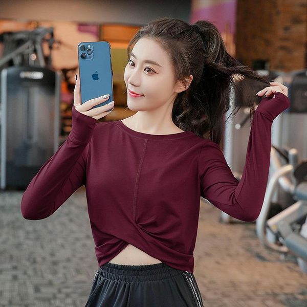 yoga outfit plus size l-4xl women shirts sport long sleeve o-collar slim cross quick- dry knot fold fitness t-shirt gym clothing
yoga outfit plus size l-4xl women shirts sport long sleeve o-collar slim cross quick- dry knot fold fitness t-shirt gym clothing