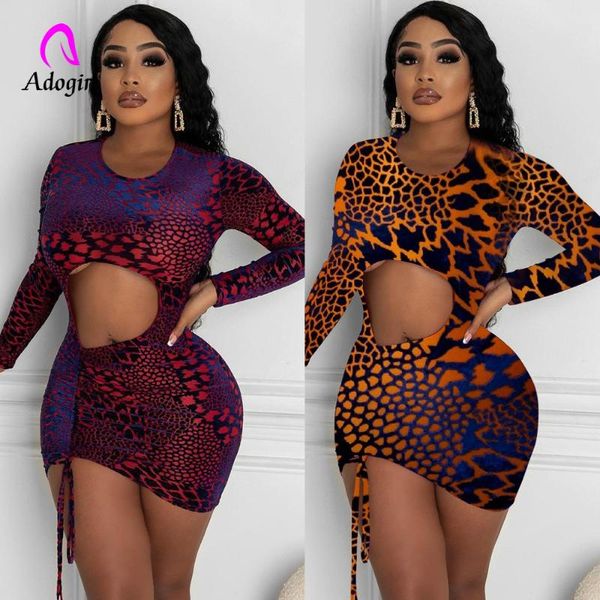 casual dresses leopard women bandage mini dress long sleeve hollow out 2021 autumn workout activewear night club party bodycon vestidos, Black;gray
casual dresses leopard women bandage mini dress long sleeve hollow out 2021 autumn workout activewear night club party bodycon vestidos, Black;gray