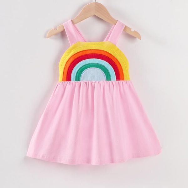 pink dress rainbow kids clothes robe enfant fille kawaii été kiz cocuk elbise ropa de nias halter sleeveless summer girl's dresses, Red;yellow
pink dress rainbow kids clothes robe enfant fille kawaii été kiz cocuk elbise ropa de nias halter sleeveless summer girl's dresses, Red;yellow