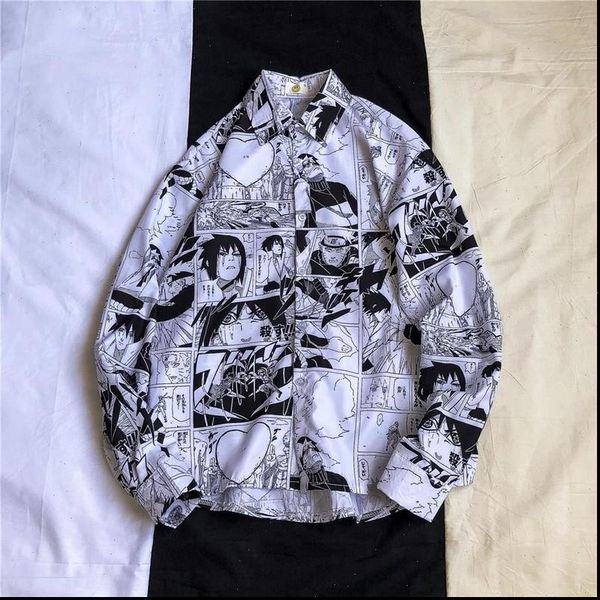 shirt men 2021 casual long sleeved printed blouse shirts loose male clothing soft comfortable camisas para hombre, White
shirt men 2021 casual long sleeved printed blouse shirts loose male clothing soft comfortable camisas para hombre, White