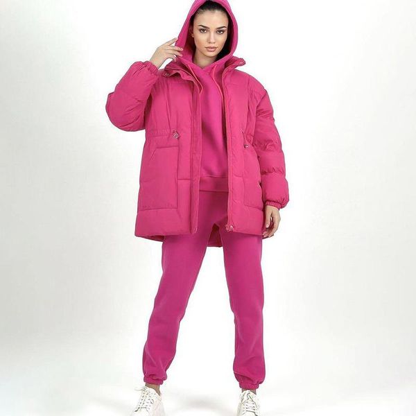 women's two piece pants xmax fashion winter loose drawstring pockets parkas suits women elegant ankle banded suit solid hoodies ladies, White
women's two piece pants xmax fashion winter loose drawstring pockets parkas suits women elegant ankle banded suit solid hoodies ladies, White