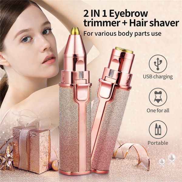 2 in 1 electric eyebrow trimmer makeup painless eye brow epilator mini shaver razors women portable facial body hair remover
2 in 1 electric eyebrow trimmer makeup painless eye brow epilator mini shaver razors women portable facial body hair remover
