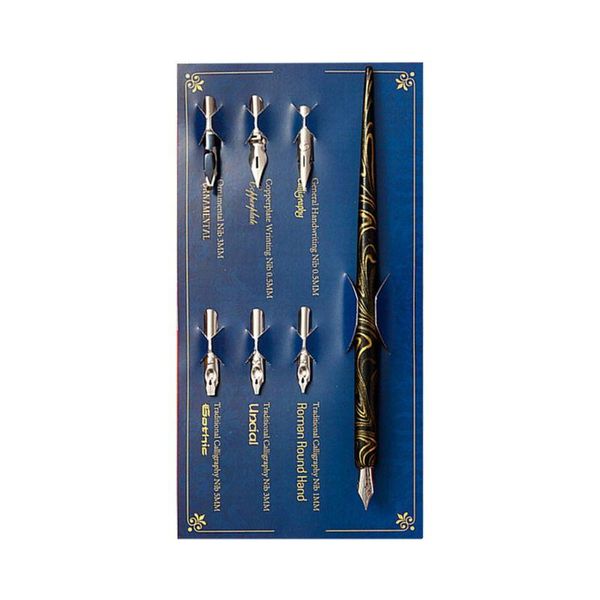 fountain pens marble wood manga calligraphy dip pen holder with 6 nibs for lettering skiching dropship
fountain pens marble wood manga calligraphy dip pen holder with 6 nibs for lettering skiching dropship